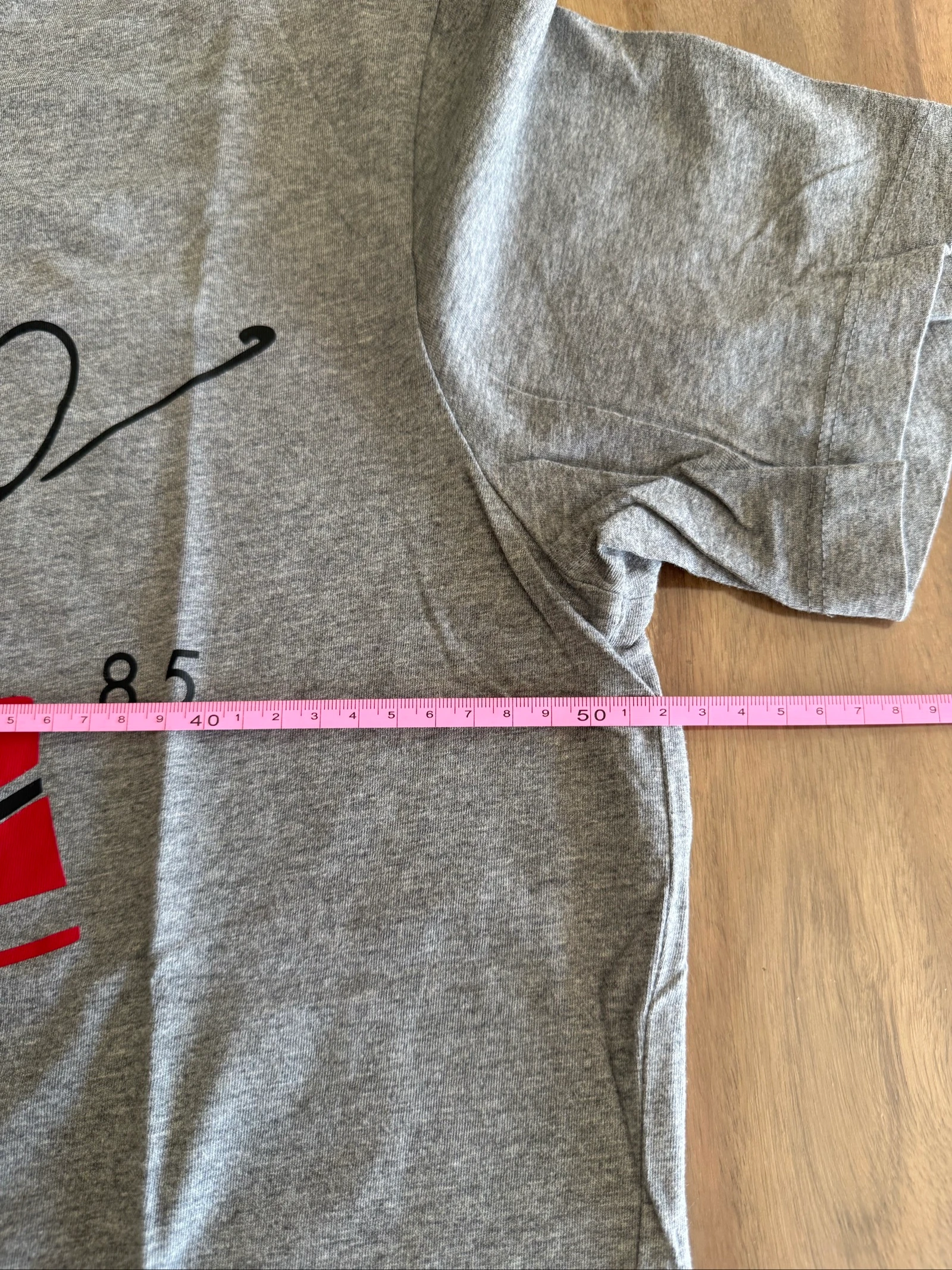 T-shirt Air Jordan Homme L – Cinza – Sneakers Logo Jumpman – Estado Perfeito – photo 7